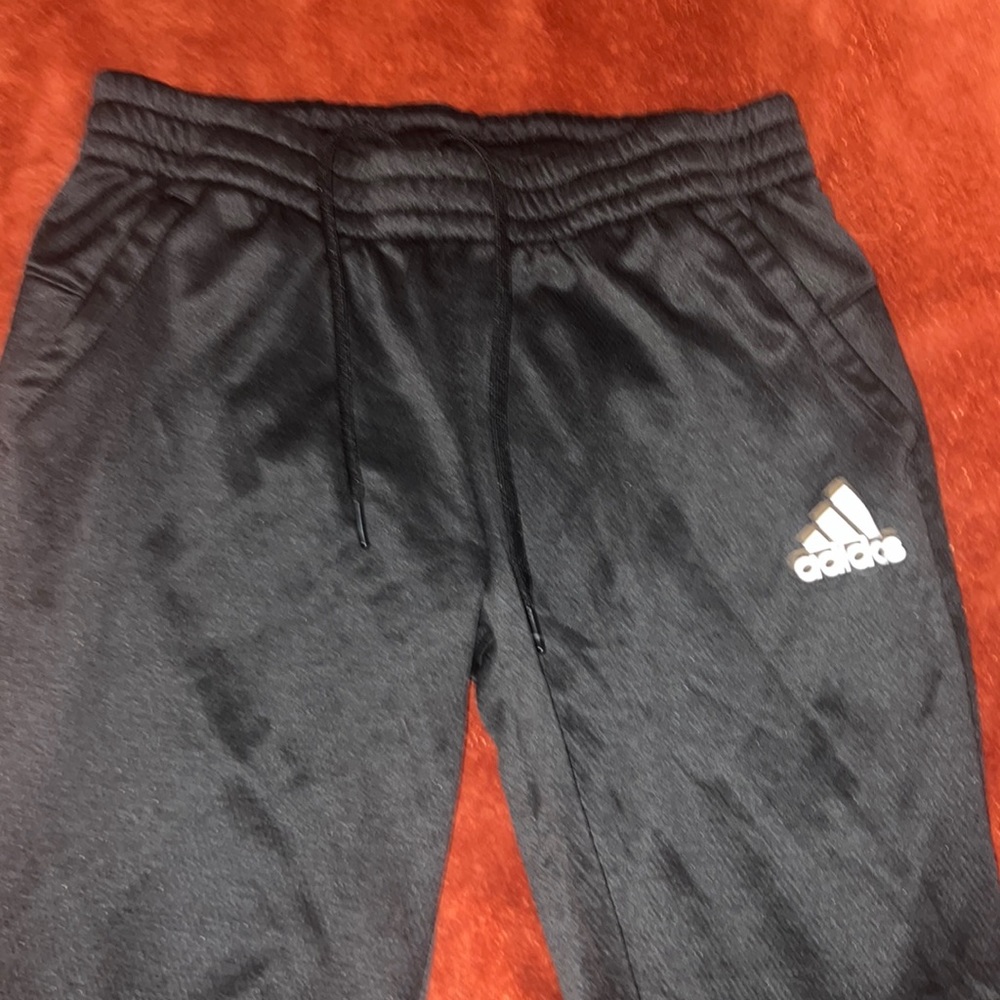 Black adidas sweat pants